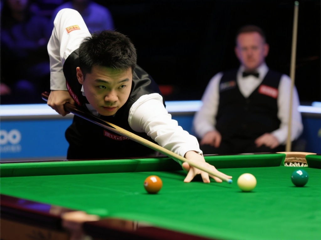 在对阵韦克林的比赛中，赵心童的冷静与精准